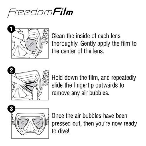 TUSA TA200A Freedom Film Anti-Fog twin lens instructions