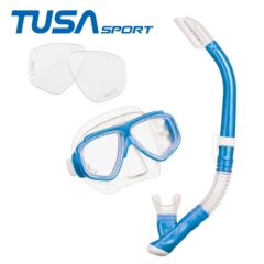 TUSA Sport Splendive Mask and Snorkel With Negative Corrective Lenses