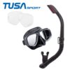 TUSA Splendive Mask and Snorkel With Positive Corrective Lenses