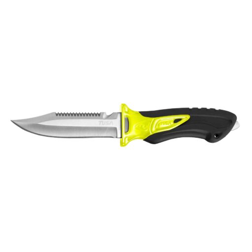TUSA-X-Pert-ll-Dive-Knife-Drop-Point-Yellow