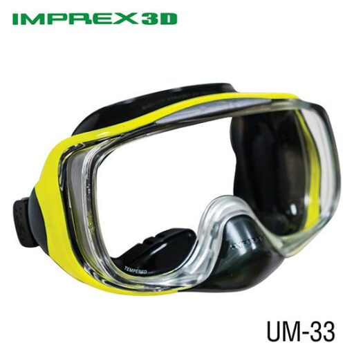 TUSA Sport IMPREX 3-D Dry Snorkelling Combo - For Beards and Moes