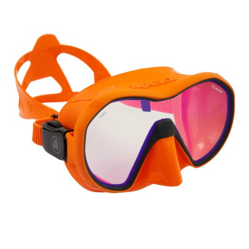 Apeks VX1 UV Cut Dive Masks Orange Grey