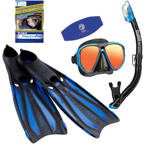 TUSA Powerview Pro Mirror Snorkelling Package