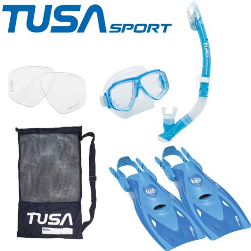 TUSA Sport Corrective Splendive Dry Travel Set Negative Lenses