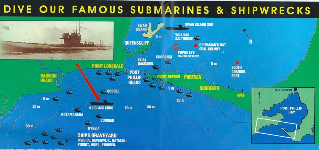 Melbourne-ship-wrecks Map