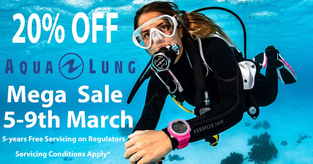 Aqua Lung 20% off mega sale