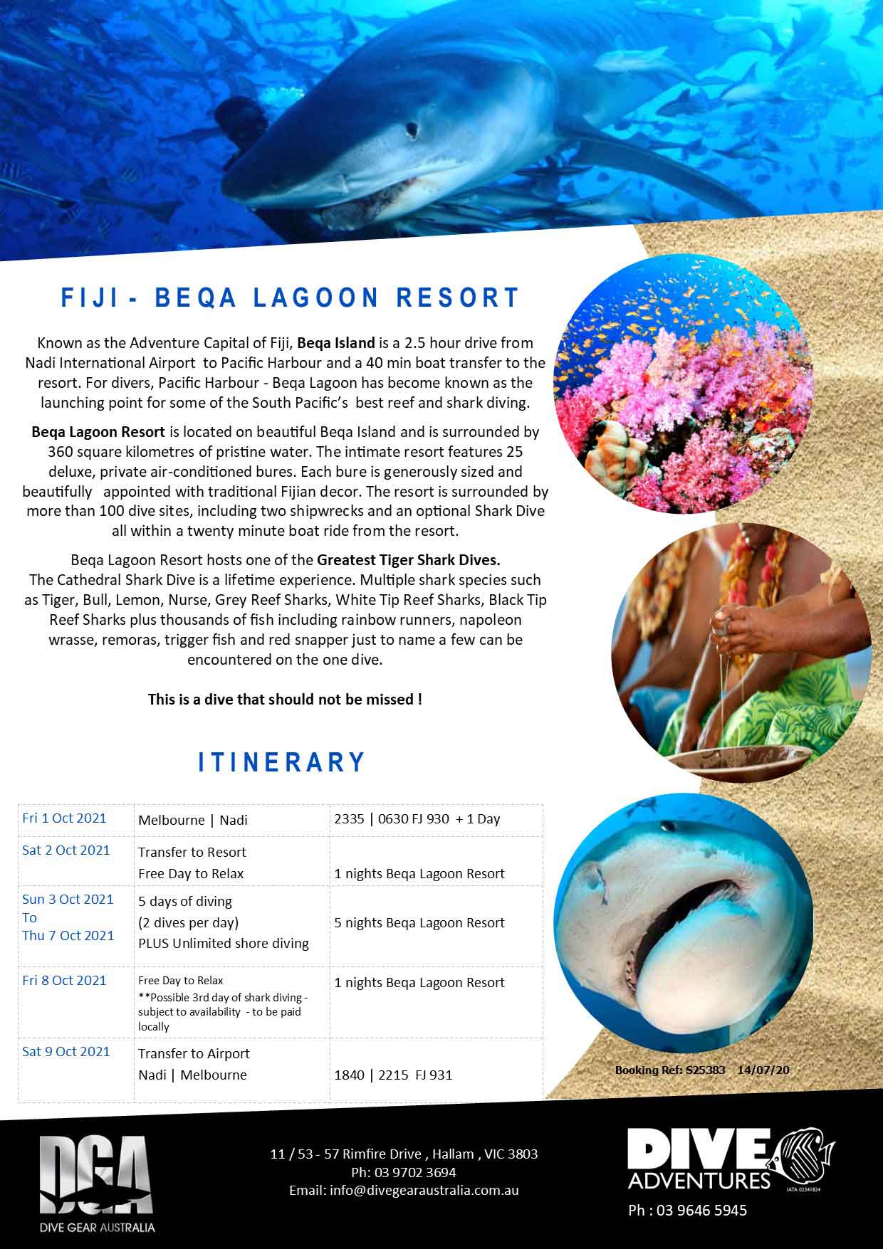 S25383-Fiji-Beqa-Lagoon-Resort-Dive-Trip-Itinerary