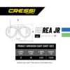 Cressi Marea Junior Mask Size Chart