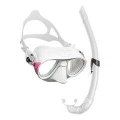 Cressi Calibro Freediving Mask & Snorkel Set - White