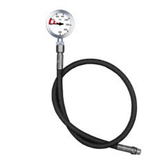 Chrome 52mm Tech SPG with HP Hose (White Face)