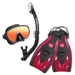 TUSA Serene Pro Mirrored Snorkel Set - MDR