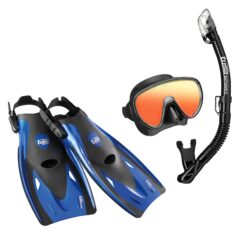 TUSA Powerview Pro Snorkel Set blue