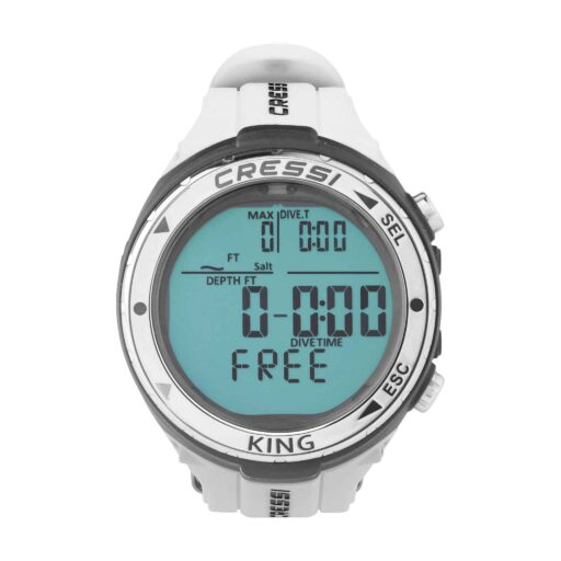 Cressi King Freediving Computer White