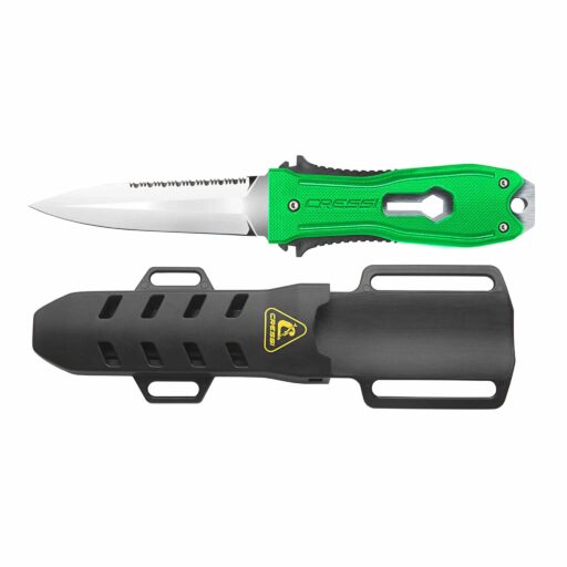 Cressi Lizard Spearfishing Knife Black