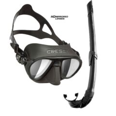 Cressi Metis Dive Mask (Black / Mirrored) 