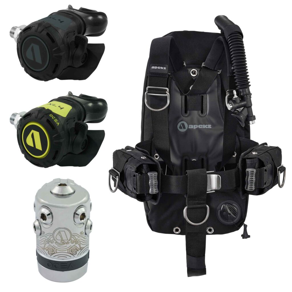 Apeks WTX Ultralight Travel System Package Dive Gear Australia