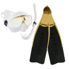 Aqualung-Sphera-X-Gold-Cyclone-X-Sand-Freediving-Package