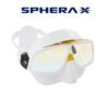 Aqualung Sphera X Mask White Gold Mirror Lens
