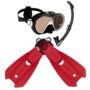 Aqualung Storm Mask Snorkel Fin Set - Red/Black