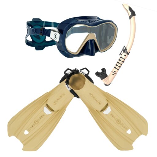 Aqualung Storm Mask Snorkel Fin Set - Sand