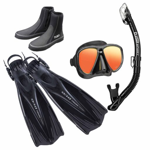 TUSA Duo Pro Snorkelling Package Black