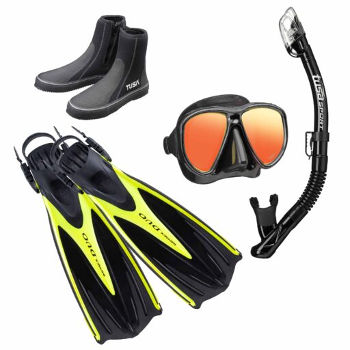 TUSA Duo Pro Snorkelling Package Yellow