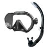 TUSA Zensee Frameless Mask Snorkel Sets Black