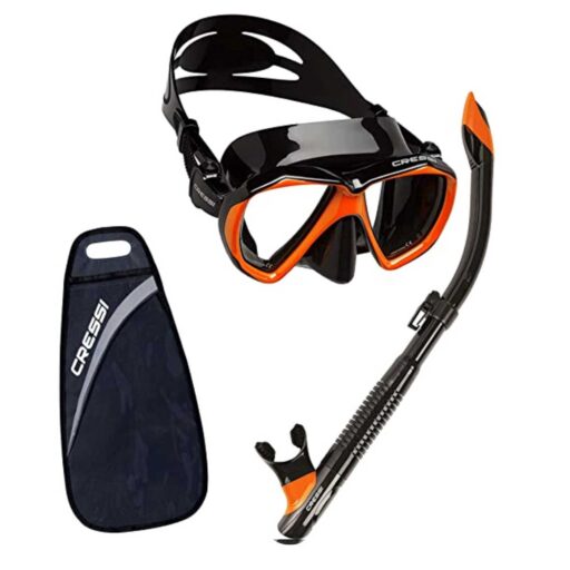 Cressi Ranger Mask And Tao Snorkel Sets Orange