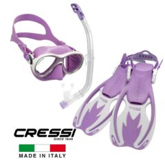 Cressi Marea Junior Snorkelling Package Lilac