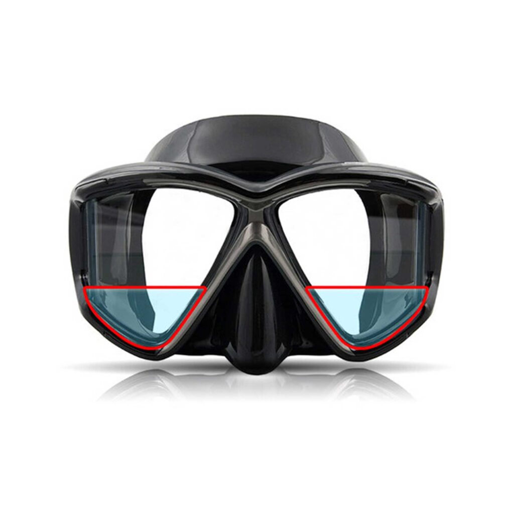 Custom Prescription Gauge Reader Lenses Dive Gear Australia