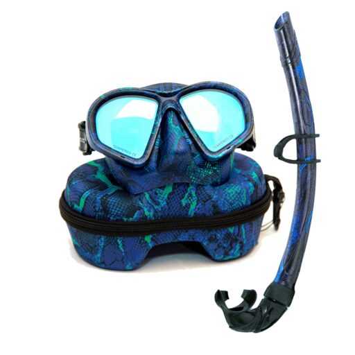 HARBINGER Camo Mask Snorkel Set - Blue