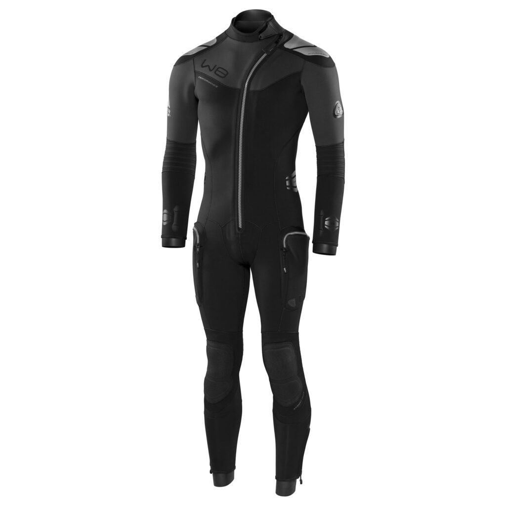 Waterproof W8 7mm Wetsuit Men's Front Zip NEOFLEX Dive Gear Australia