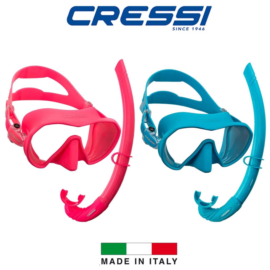 Cressi ZS1 Mask & Corsica Snorkel Sets Dive Gear Australia