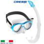 Cressi Samoa + Mexico Snorkelling Set Aquamarine