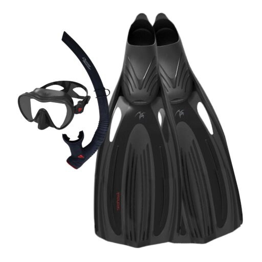 Ocean Hunter Seahawk Mask Snorkel Fin Set