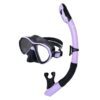 OceanPro Jurien Mask Snorkel Set Lilac