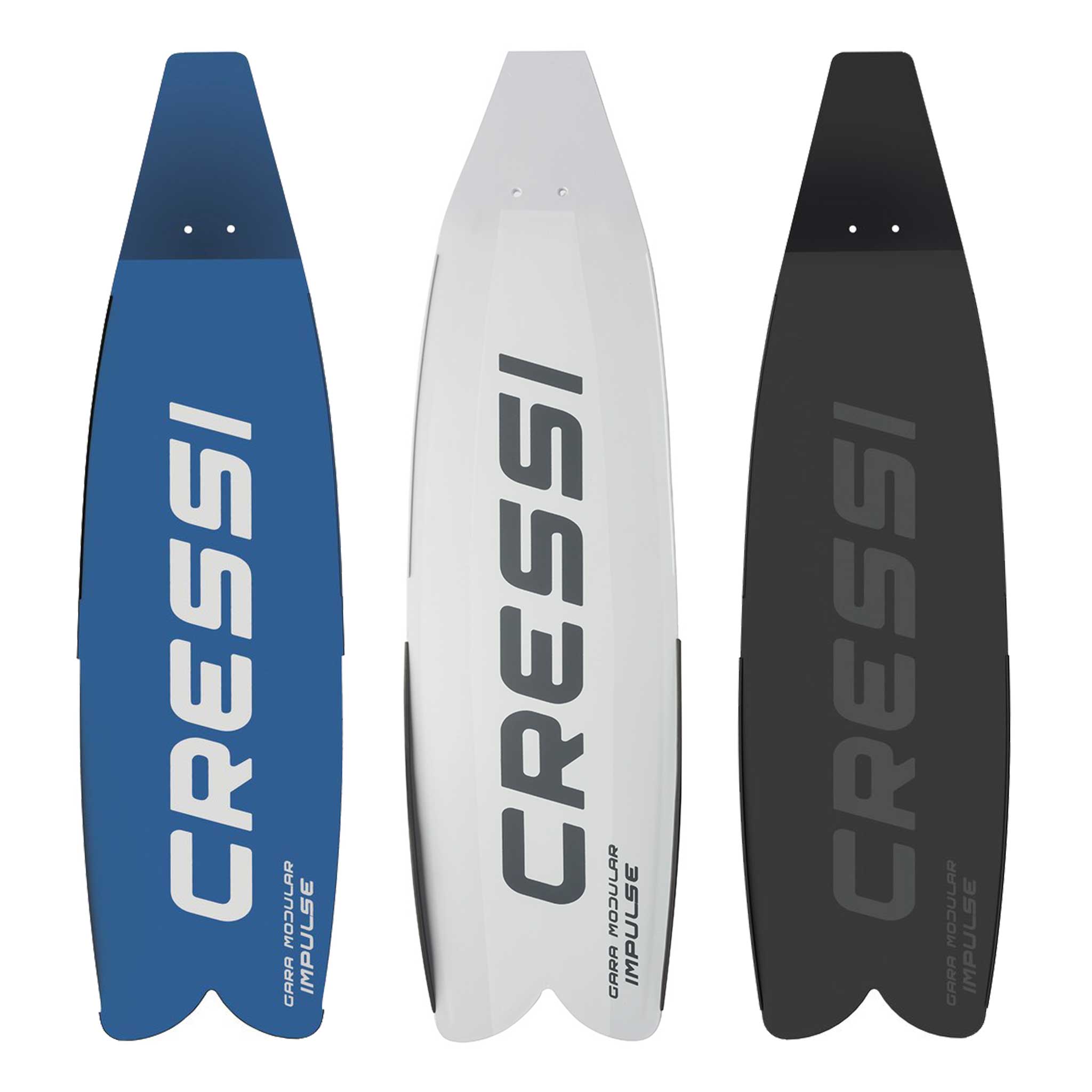 CRESSI PINNE GARA MODULAR IMPULSE FINS BLUE METAL | Il Predatore Di Lai Gabriele