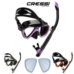 Cressi Ranger Mask & Snorkel Prescription Sets - Negative