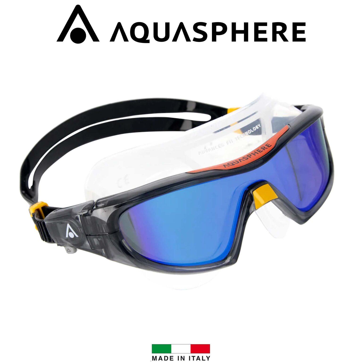 Aquasphere VISTA PRO Swim Mask Titanium Mirrored Dive Gear Australia aquasphere-vista-pro-swim-mask-titanium-mirrored-dive-gear-australia