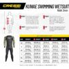 Cressi Kuwae Monopiece Swimsuit 2mm Man Size Chart