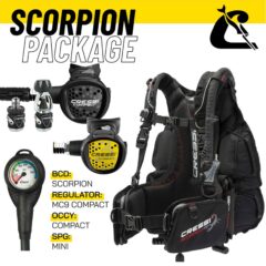 Cressi Scorpion MC9 Compact Package