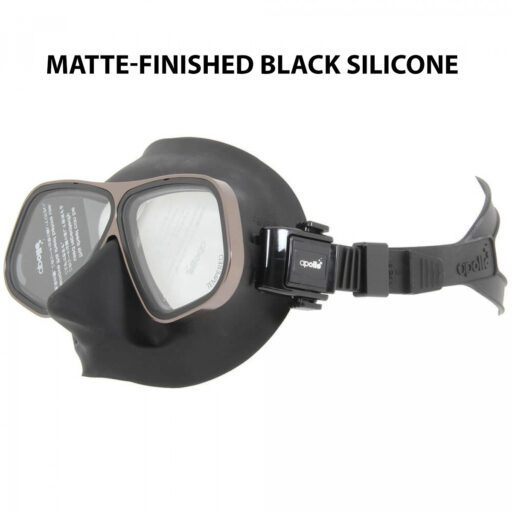 Matte-finished black silicone