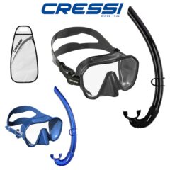 Cressi Z2 Dive Mask + Free Snorkel Set