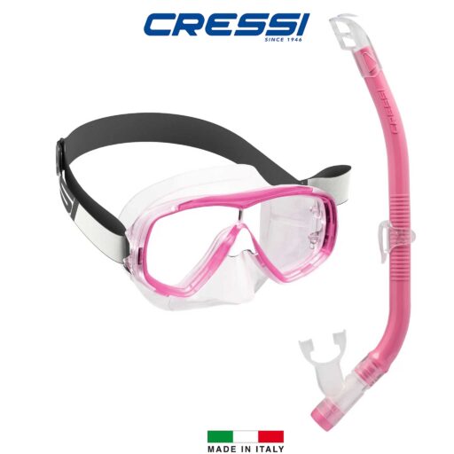 Cressi Estrella Junior Snorkel Set Pink