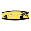 Cressi Neo Mask Strap Cover with Ponytail Yellow Black