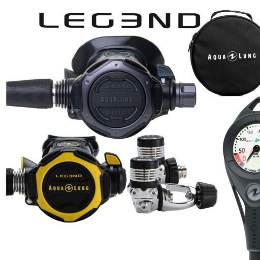 Aqualung Legend Elite Black Regulator Package