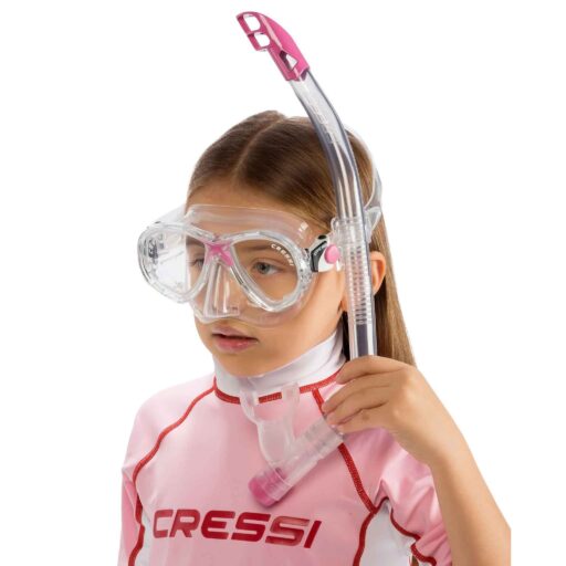 Cressi Marea Junior Mask Snorkel Set Pink