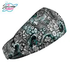 Spacefish Army Electric Blue Octofloral Scuba Headband