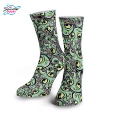 Spacefish Army Eco-friendly Cookie Octopus Dive Socks