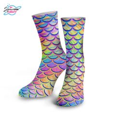 Spacefish Army Eco-friendly Psychedelic Mermaid Dive Socks